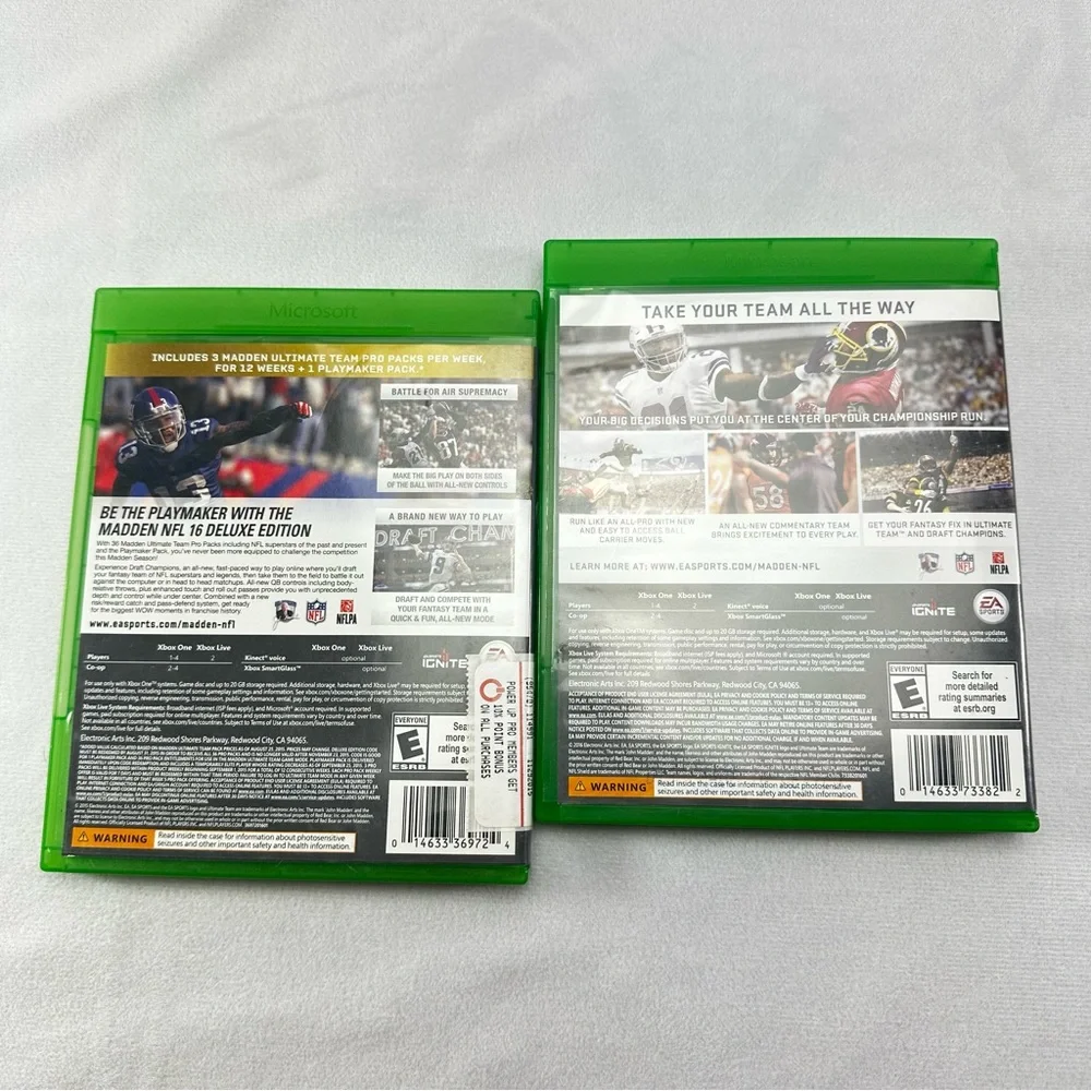 Xbox One Madden NFL 16 17 Deluxe Edition EA Sports Gift Gaming Bundle Microsoft